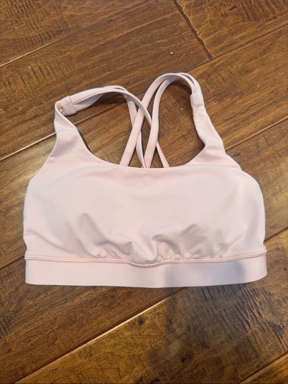 Lululemon light pink sports bra